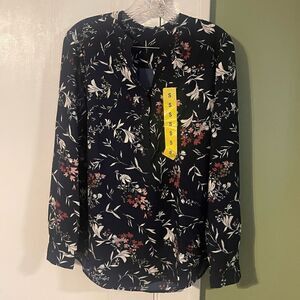 Hilary Radley womens Long Sleeve Blouse